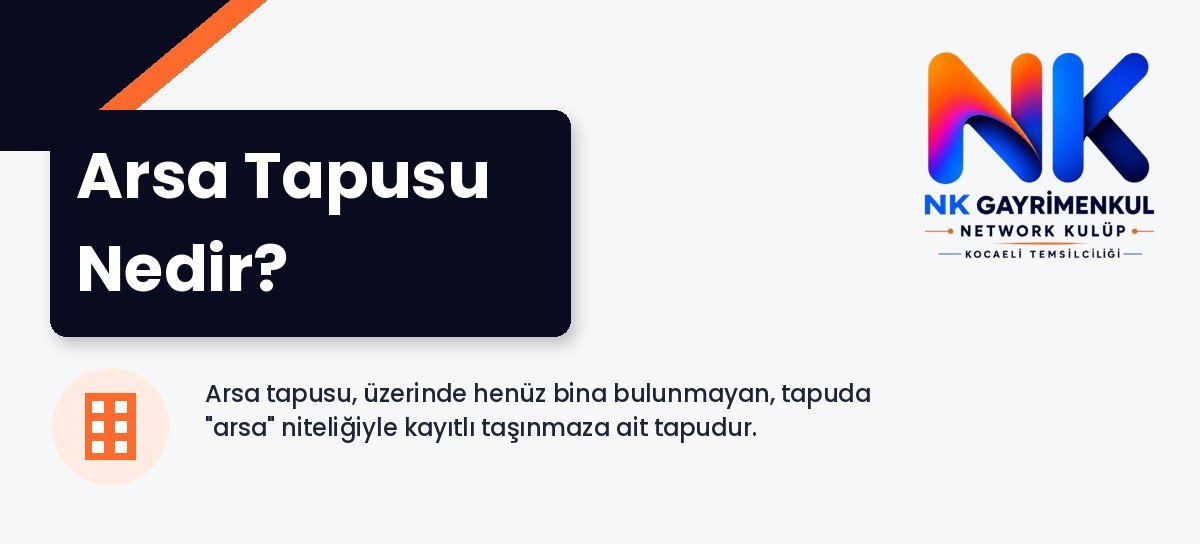 Arsa Tapusu Nedir?