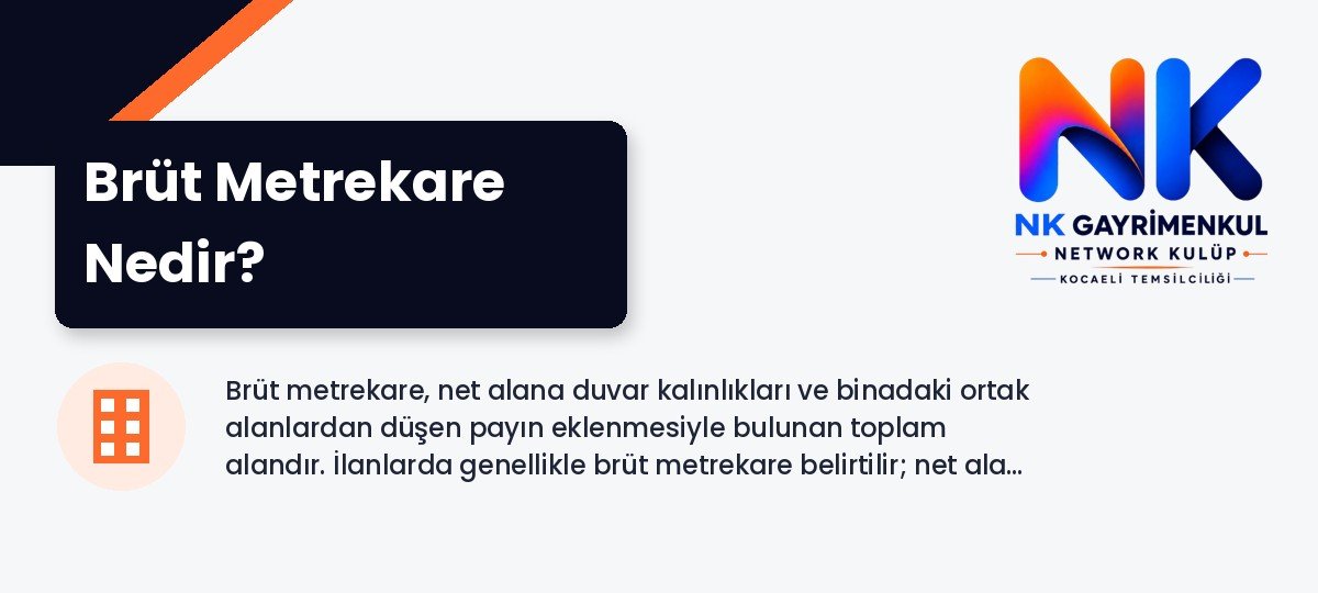 Brüt Metrekare Nedir?