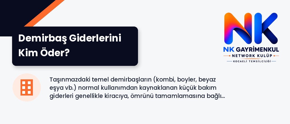 Demirbaş Giderlerini Kim Öder?