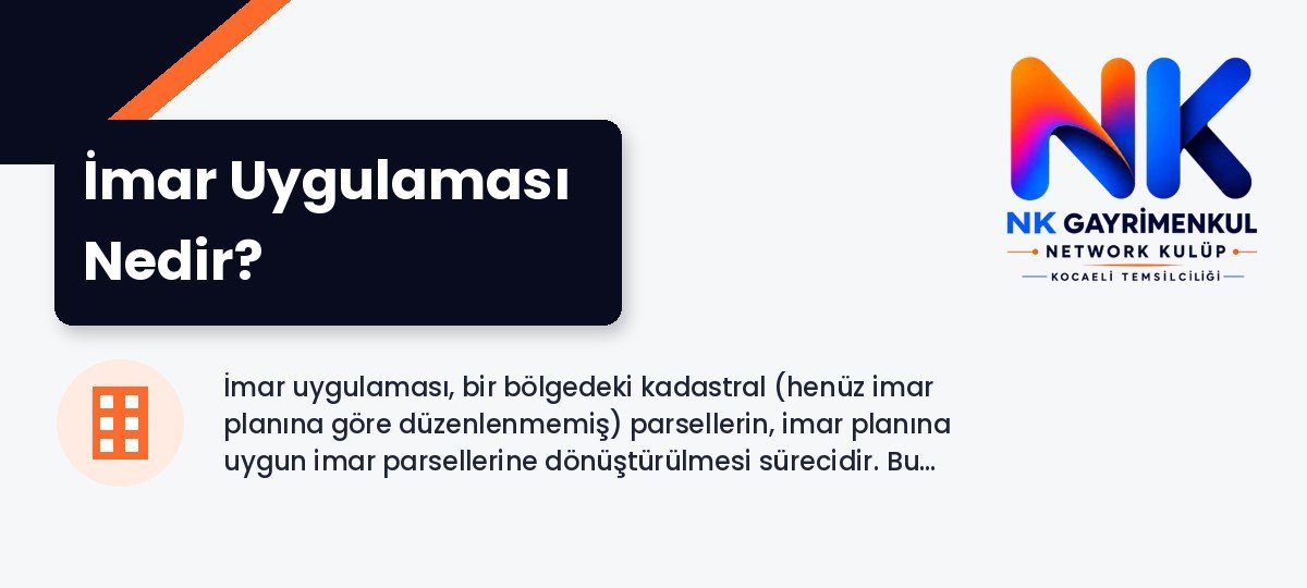İmar Uygulaması Nedir?