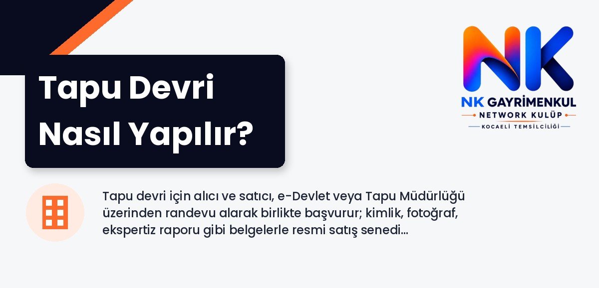 Tapu Devri Nasıl Yapılır?