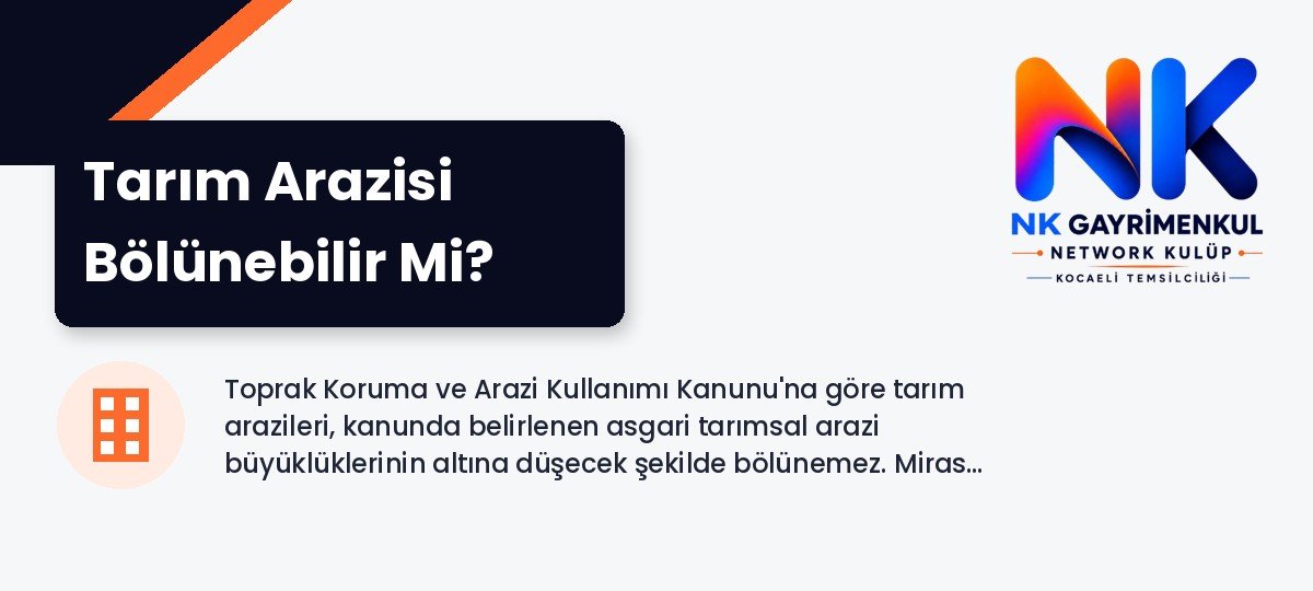 Tarım Arazisi Bölünebilir Mi?