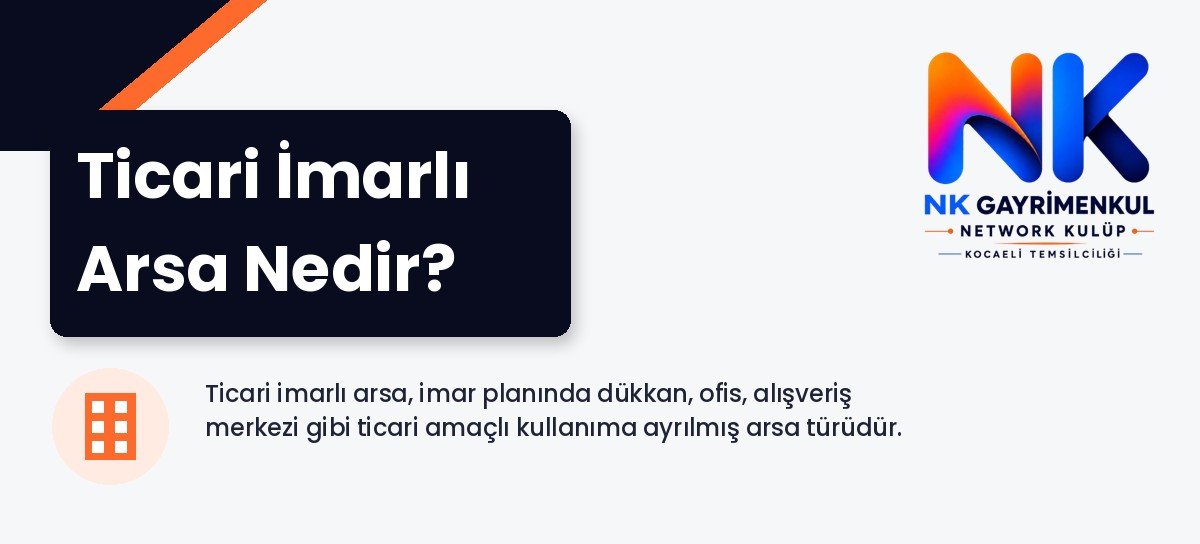 Ticari İmarlı Arsa Nedir?