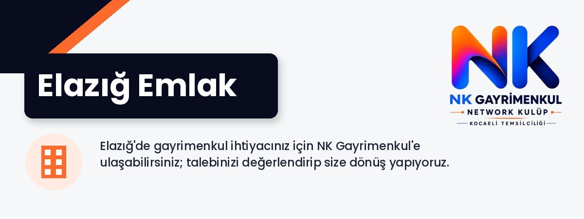 Elazığ Emlak - NK Gayrimenkul