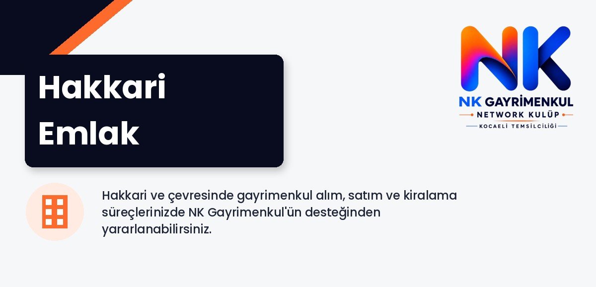 Hakkari Emlak - NK Gayrimenkul
